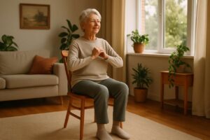 Dopo i 60 anni: meno stretching, più mobilità! 3 esercizi facili da seduti