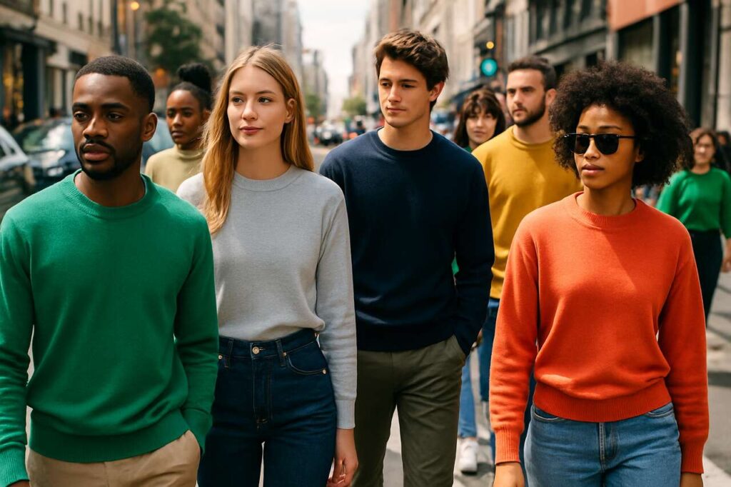 L maglione girocollo è la star della stagione e lo streetstyle lo conferma con 5 look meravigliosi